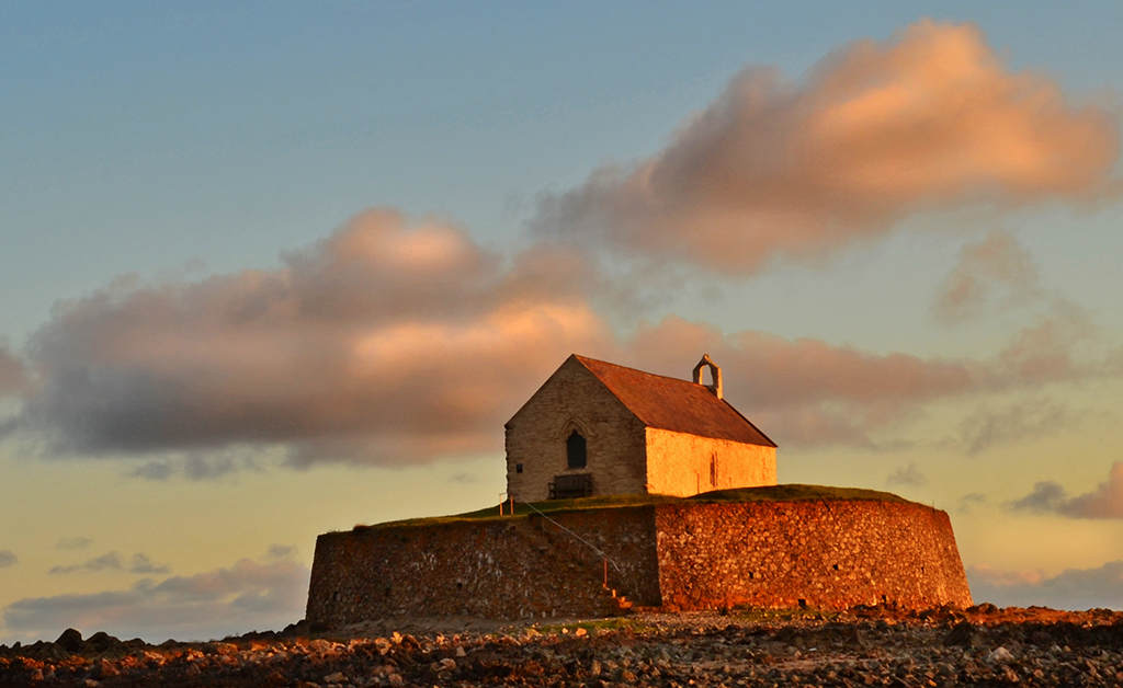 Sunset Over Welsh Church