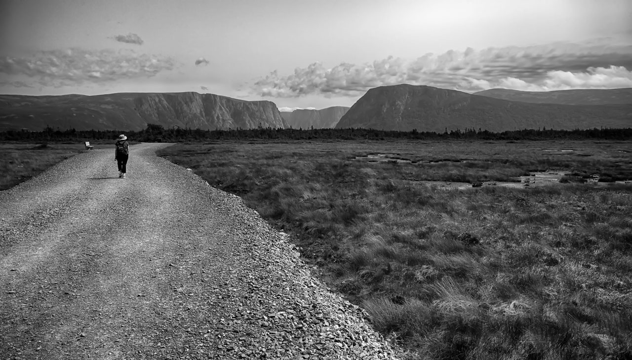 Western Brooks Pond Black & White