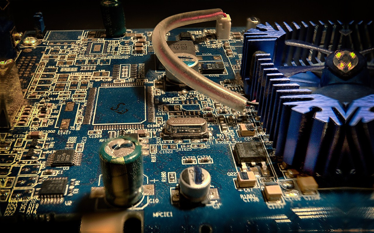 Electronic Board Close Up Stacked