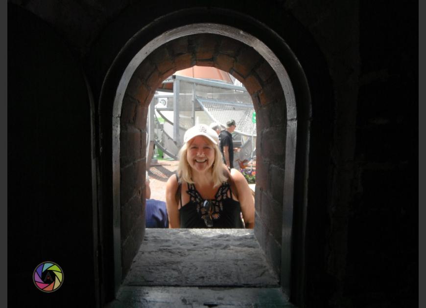 Jytte in Window at Balzac