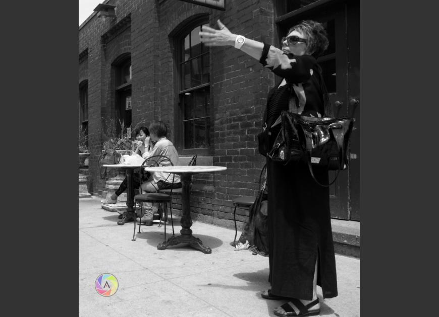 Woman Calling Out