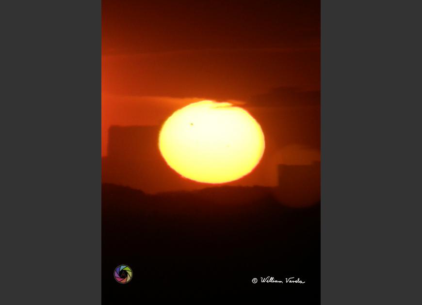 Venus over the Sun