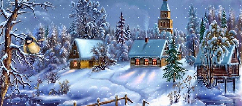 A Holiday Winter Scene