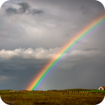 A rainbow in Iceland