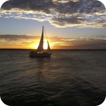 Shediac Sunset Sailboat