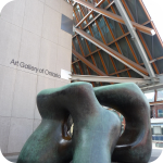 Henry Moore sculputre at the AGO