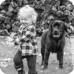 Girl & Dog