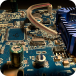 Electronic Board Close Up Stacked